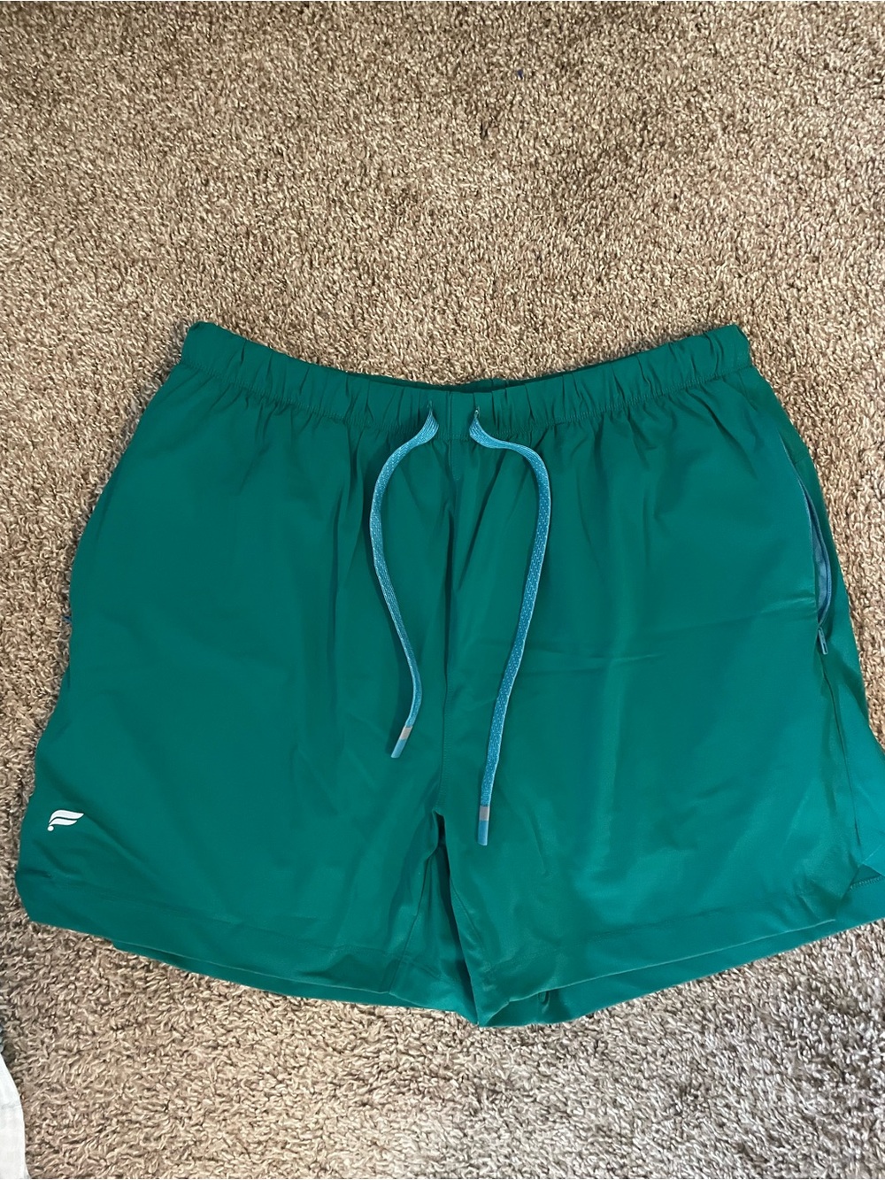 Fabletics Men's Green 5inch Inseam Shorts